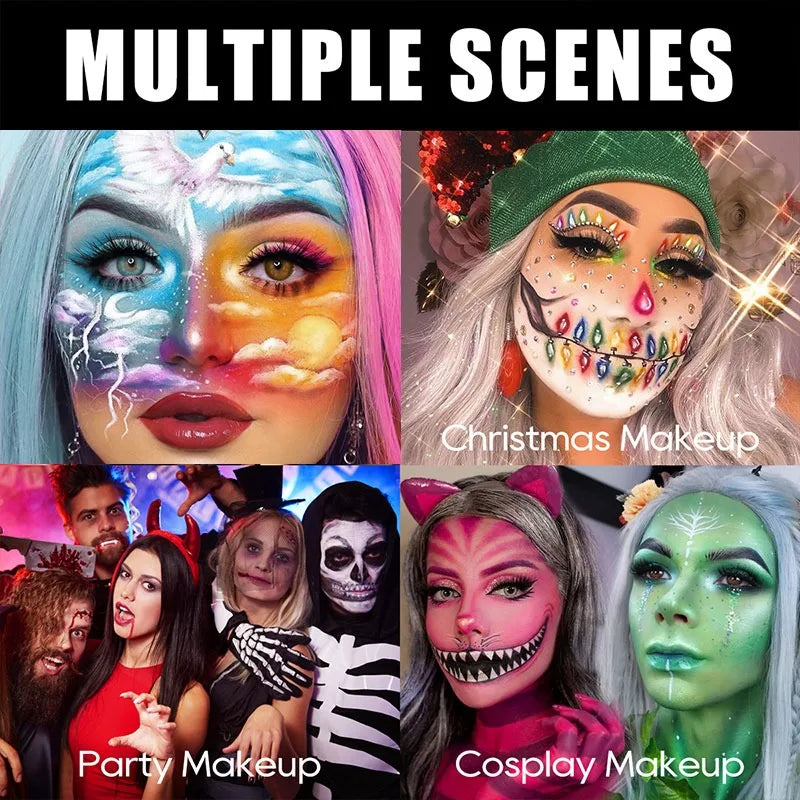 Body Painted Pen Face Paint Waterproof Sweat-proof Long-lasting Qme