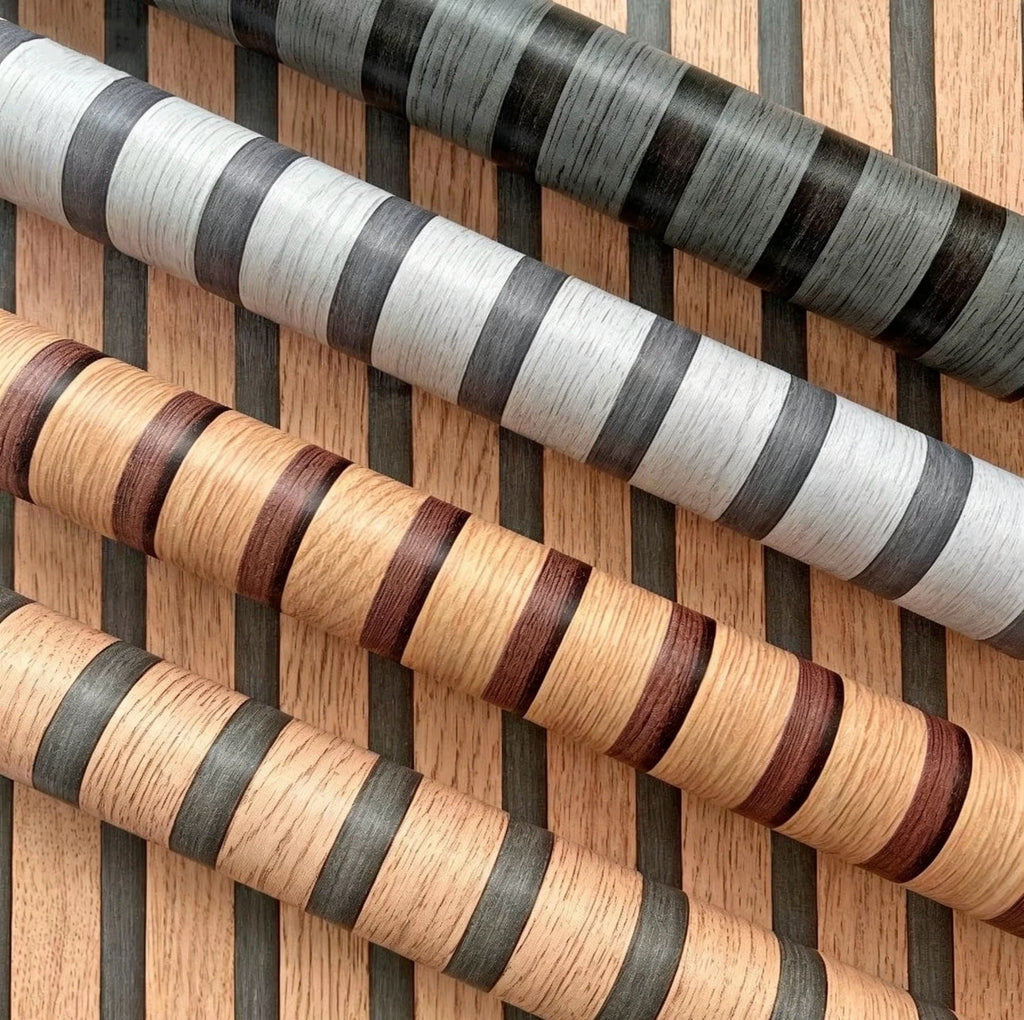 Self-adhesive Simulated Wood Striped Wallpaper for Bathroom & Living Room Decor Wall Sticker Wallcovering Wall Panels Qme