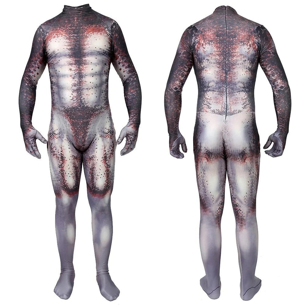Mens Boys The Predator Cosplay Halloween Costumes Spandex Suit Bodysuit Jumpsuit Adults Kids Qme