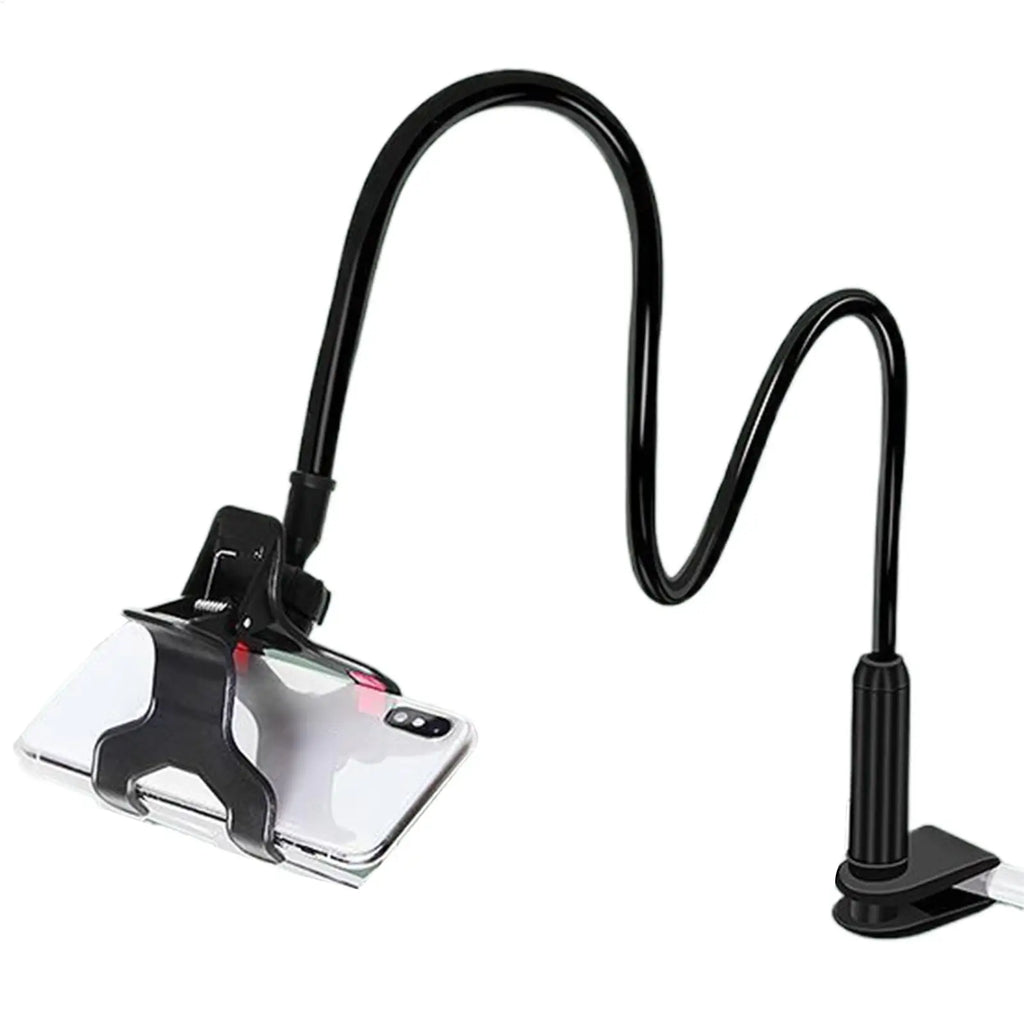 Phone Holder for Bed Lazy Phone Mount Bracket Gooseneck Phone Holder for Bed Flexible Long Arm Adjustable Clamp Clip Cell Phone Qme