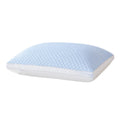 Ice Beans Massage Pillow Breathable Cervical Neck Support Washable Non-collapsible Pillow Core for Home Hotel and Dormitory Qme Blue one size