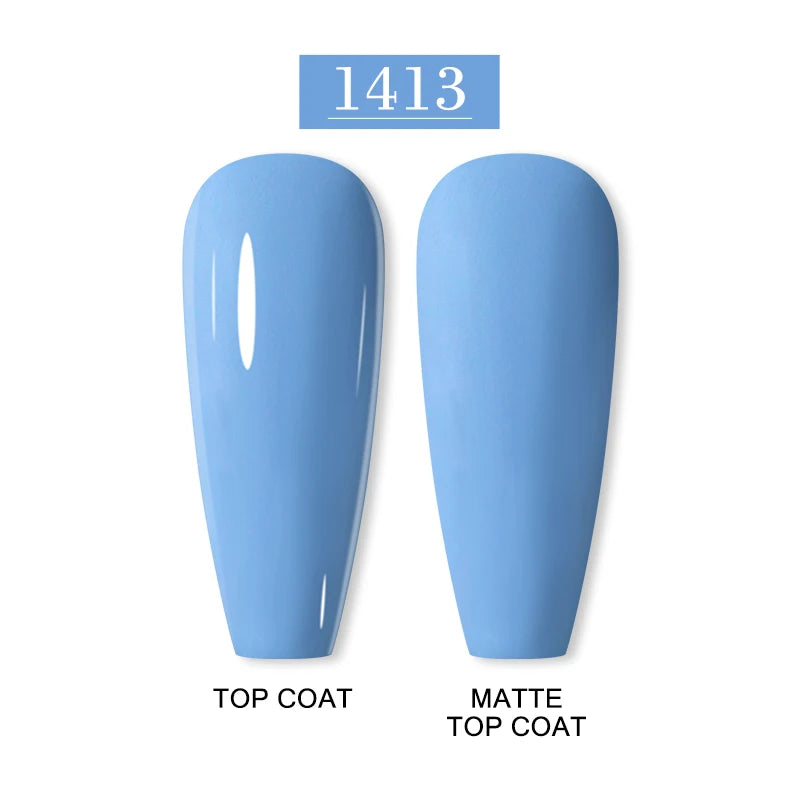 Arte Clavo Nail Art Designs Matte Coat Gel Polish Winter Pink Semi Qme 1413