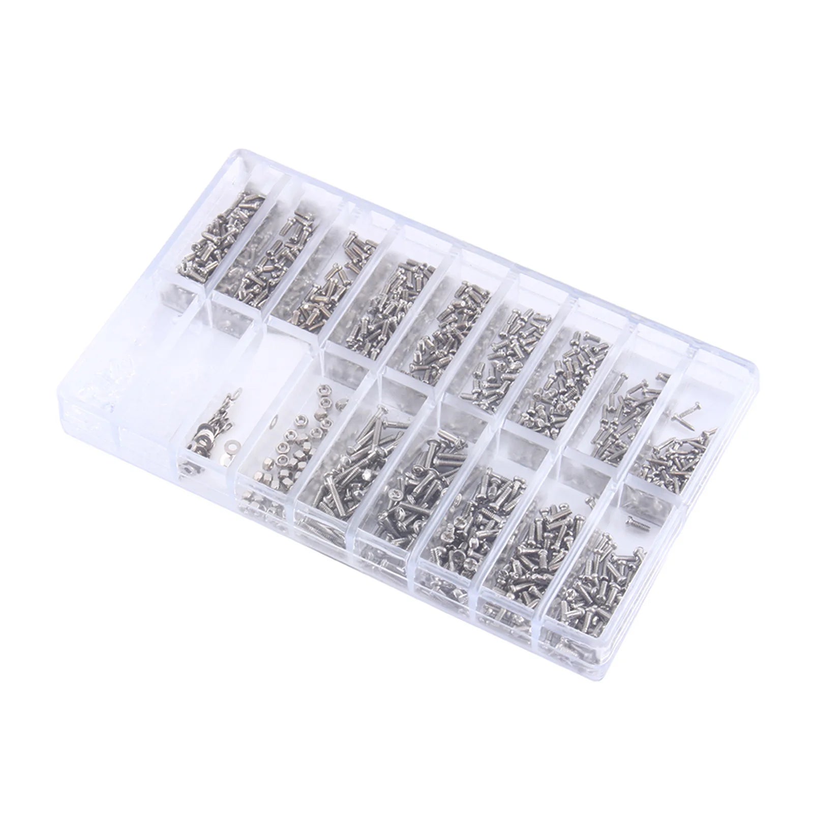 Watch Screws Stainless Steel Eyeglass Sunglass Screws Repair Kit Small Tiny Screws Nut Washer Assortment Watch Repair Screws Kit Qme