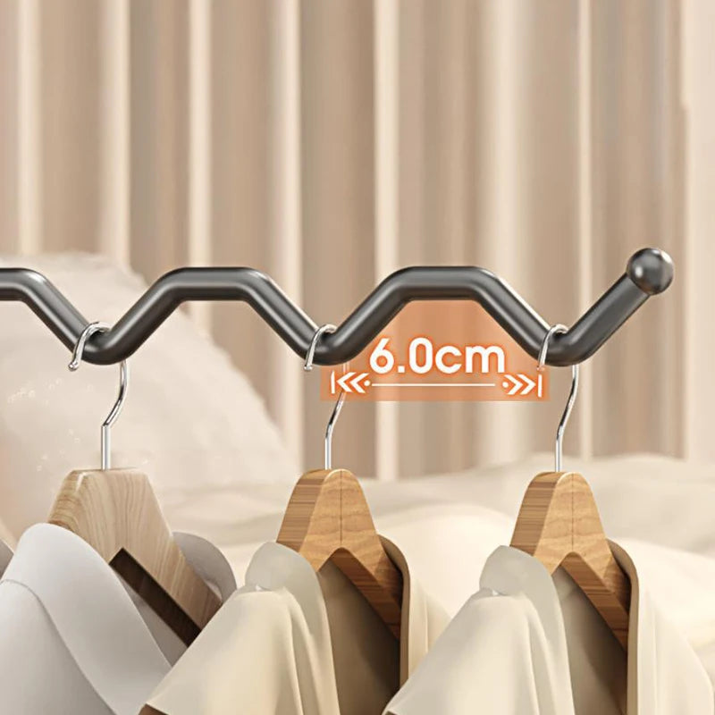 Foldable Clothes Hanger Travel Hotel Wardrobe Drawer Door Mounted Qme
