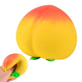 Glitter Capybara Bear Squishy Fidget Toy Colorful Sensory Stress Qme Yellow Peach