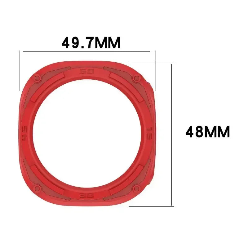 Silicone Case For Samsung Galaxy Watch 7 Ultra 47mm Protective Cover Shell Watch Strap Watch7 TPU Protector Box Accessories Qme