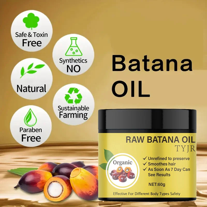 Raw Batana Oil Hair Mask repair dry damage Smooth soften frizziness prevent hair loss Nourishing scalp care Qme