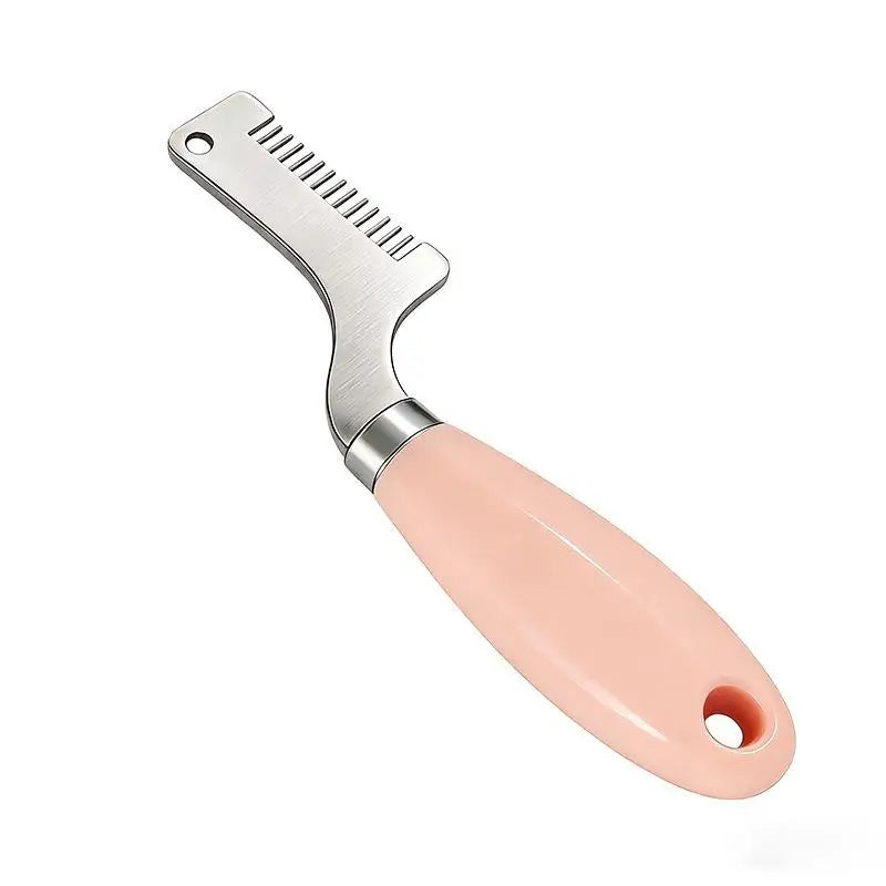 Scallion Slicer Green Onion Cutter Curved Design Stainless Steel Qme Pink