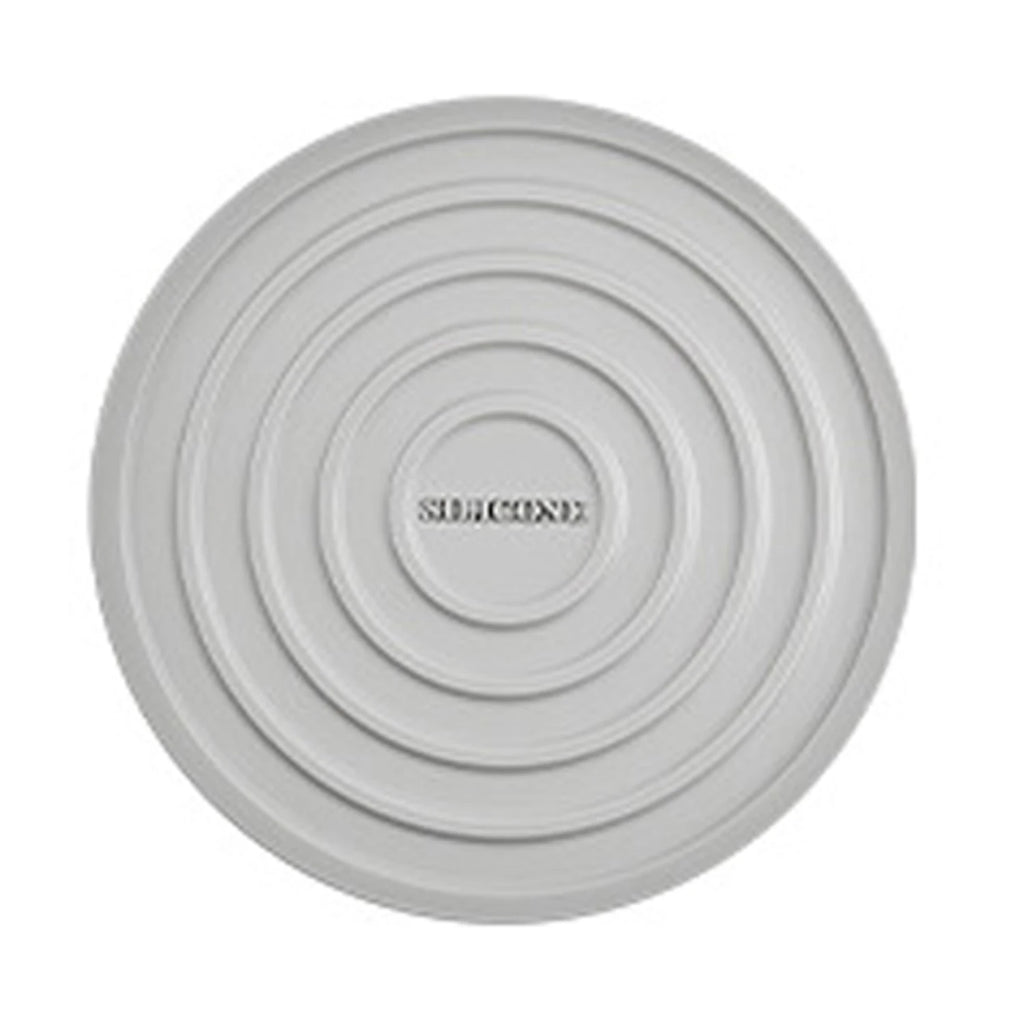 Trivet Mats Silicone Pot Holders Multi-Use Coasters Insulated Round Kitchen Mats Flexible Table Mat or Hot Pots and Pans Hot Dis Qme Grey 18cm Round