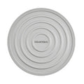 Trivet Mats Silicone Pot Holders Multi-Use Coasters Insulated Round Kitchen Mats Flexible Table Mat or Hot Pots and Pans Hot Dis Qme Grey 18cm Round