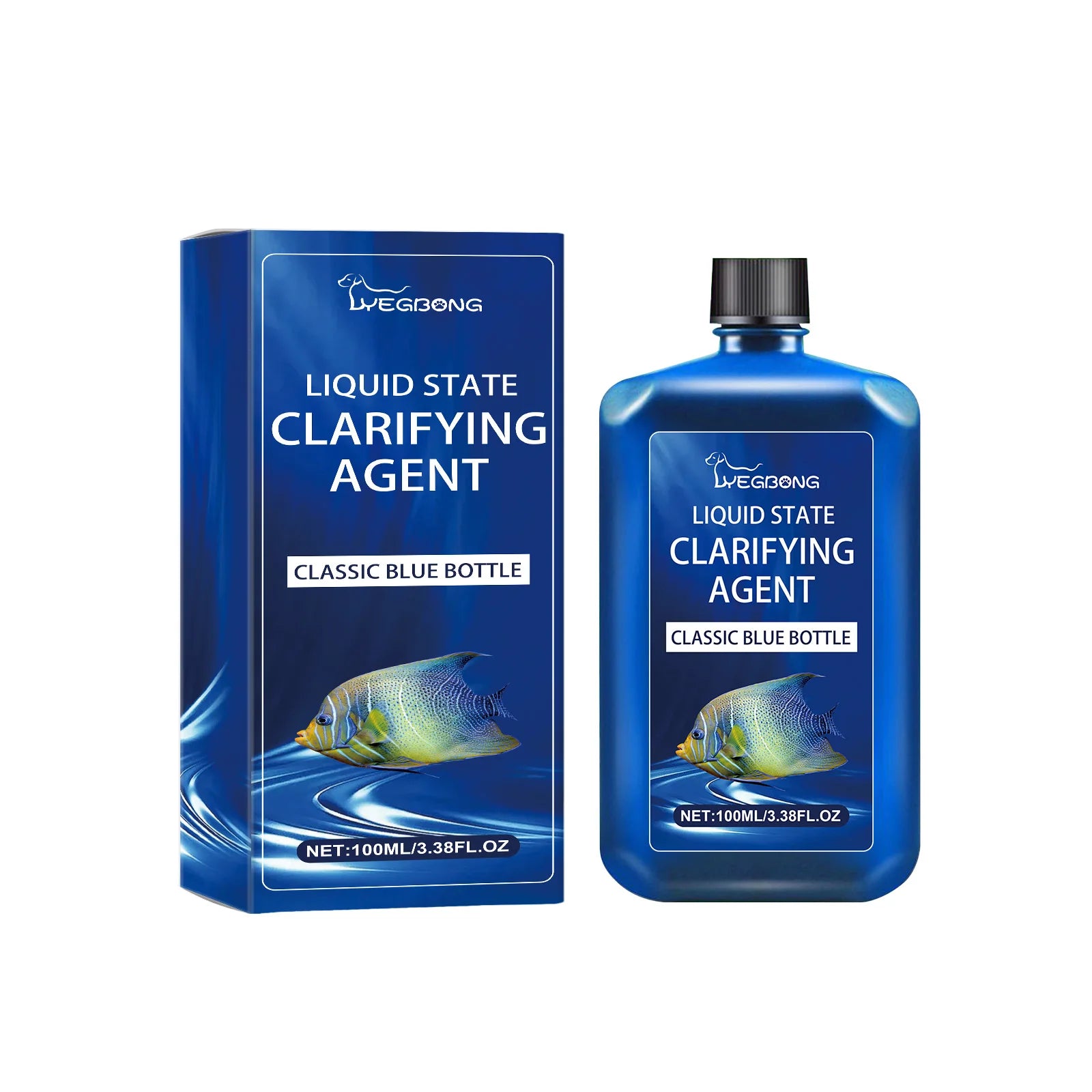 Liquid State Clarifying Agent Remove Various Algae Improve Water Quality Reduce Odors Long-Term Protection Water Purifying Agent Qme 100ML Boxed