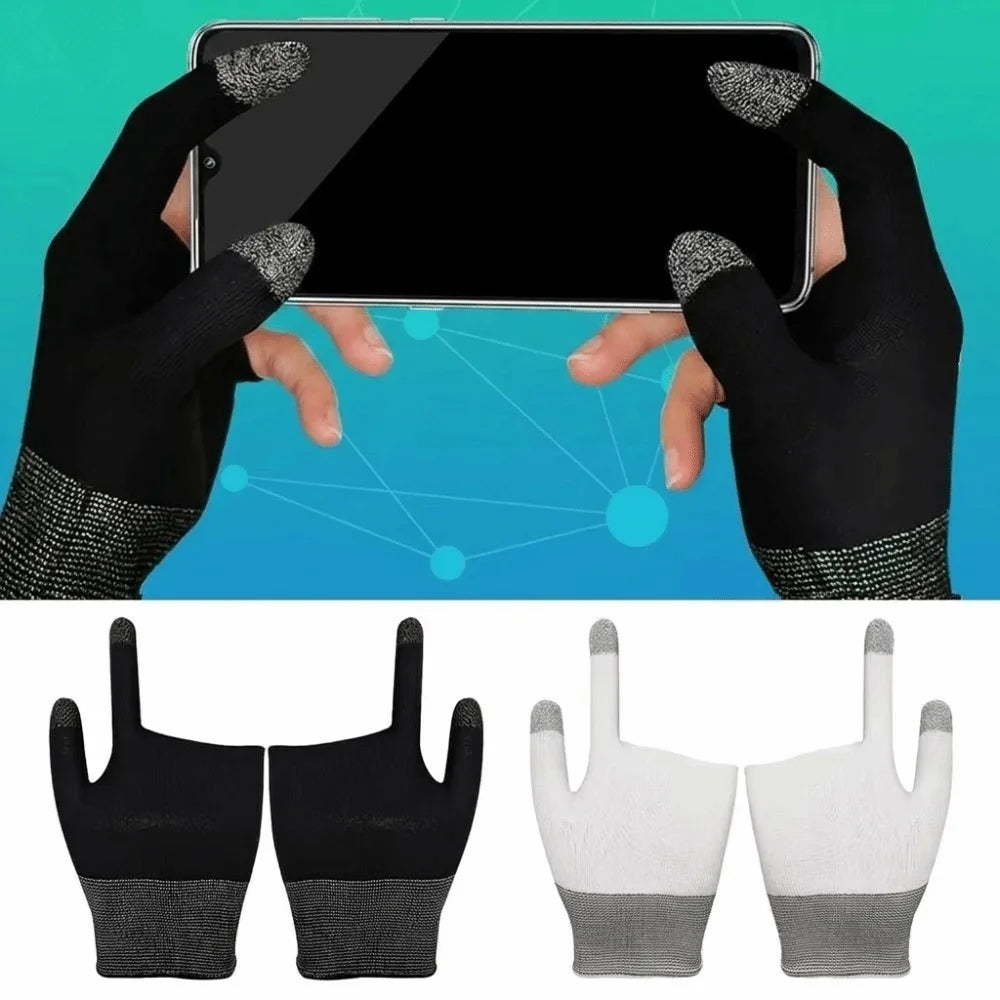 Hand Cover Gaming Finger Sweatproof Breathable Thumb Gloves Touch Qme