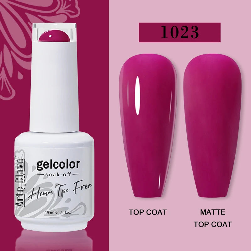 Arte Clavo Red Series Nail Polish Party Colors Gel Varnishes All