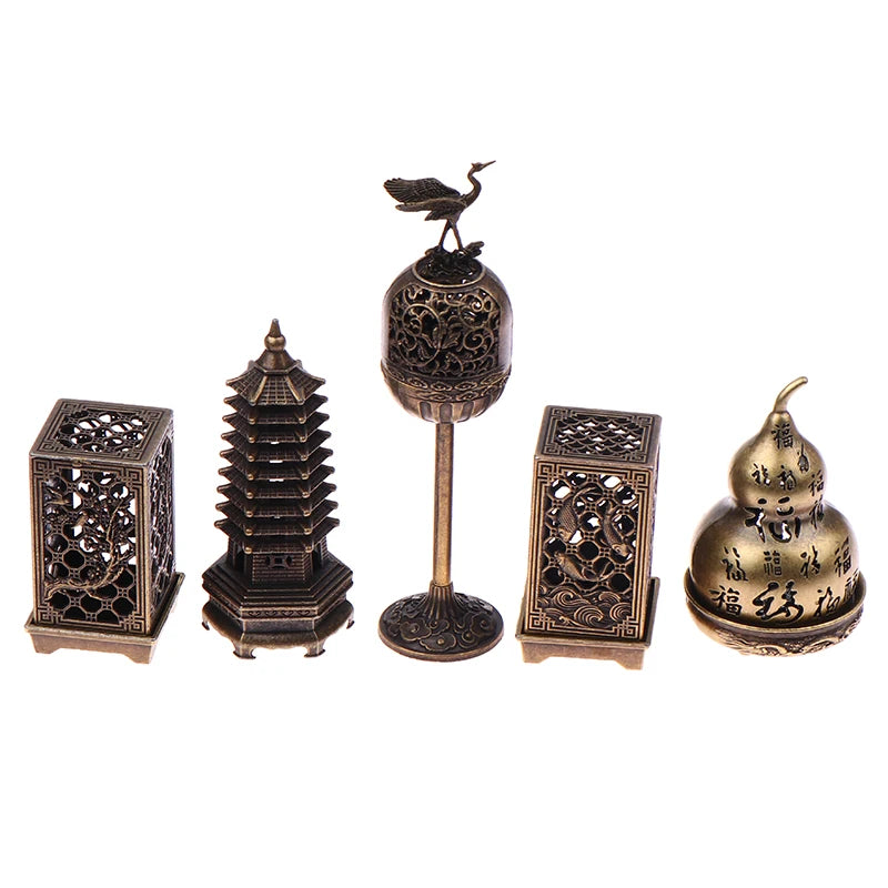 Yoga Meditation Bedroom Ambiance Home Decor Brass Incense Burner Qme