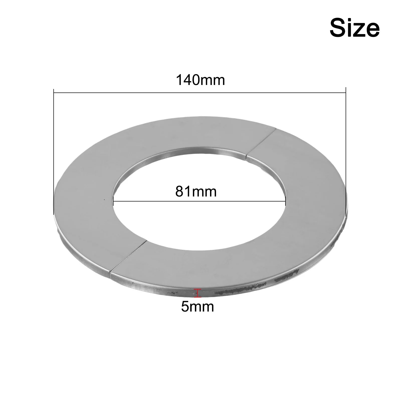 Faucet Decorative Cover Stainless Steel Cover Pipe Gas Water Heater Cover Wall Hole Cover Bath Accessories Qme