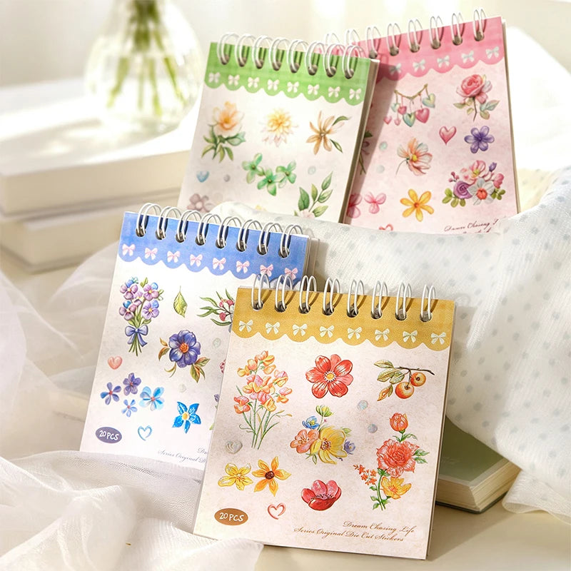 Wreath & Rose Stickers for Journaling and Kuka Card Making, Decor Decals for Cups, Tumblers & Phone Cases, Back to School Haves Qme