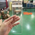 100pcs Self Sealing Bag With Hanging Hole, Reusable Zipper Storage Lock, Plastic Hanging Bag For Packaging Jewelry Decoration Qme 100pcs