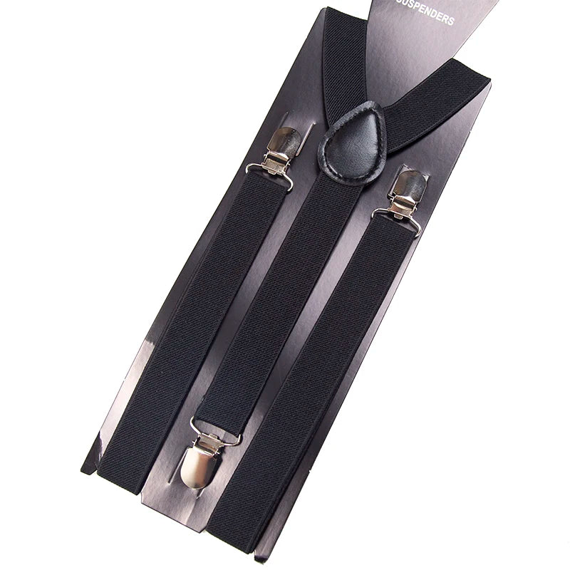 30 Colors Vintage Suspenders Men Women Adult Y Back Adjustable Straps Qme