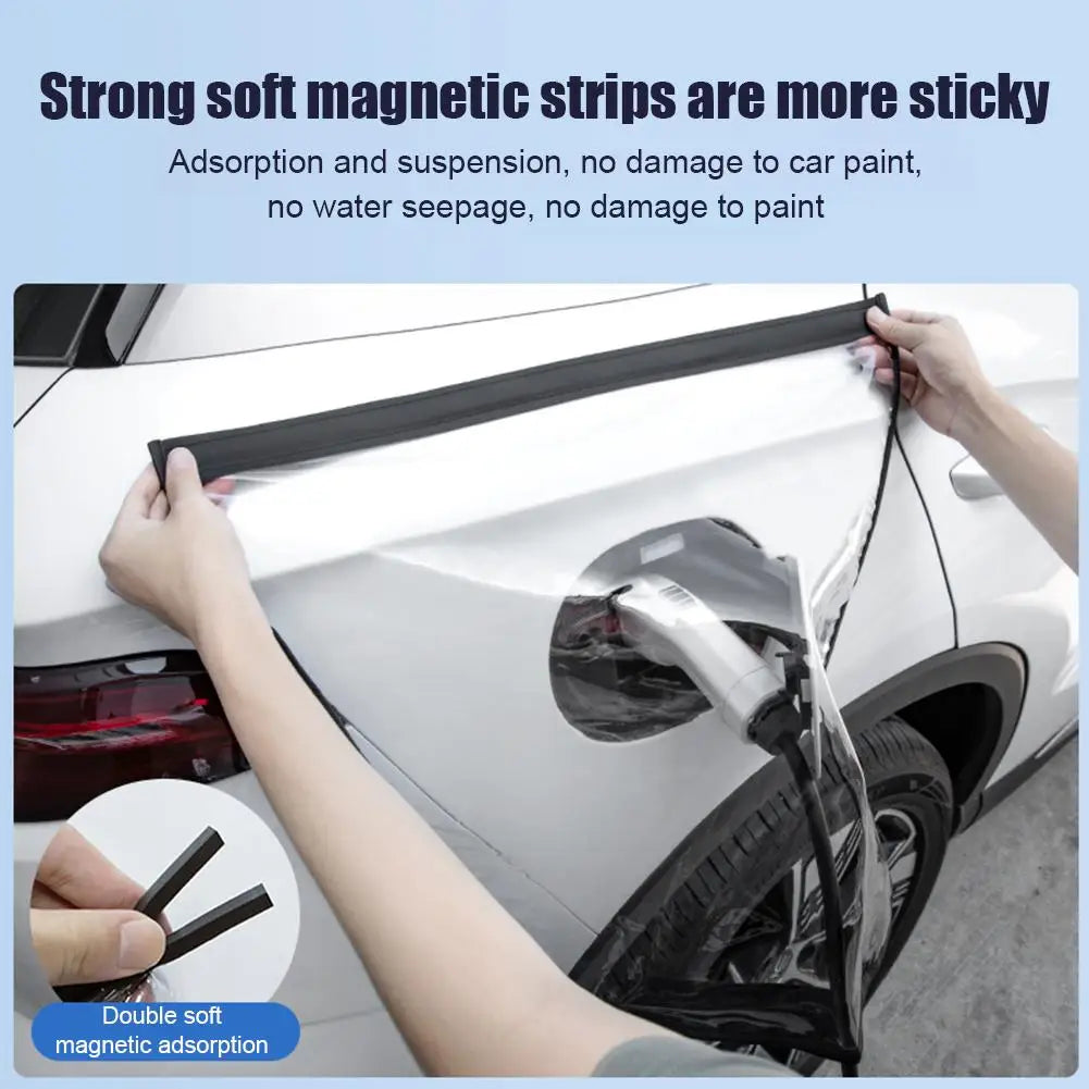 Electric Vehicle Charger Port Cover Outdoor Rainproof Protection Dustproof Covers Car Accessories for Tesla Model 3 Y SUV Qme