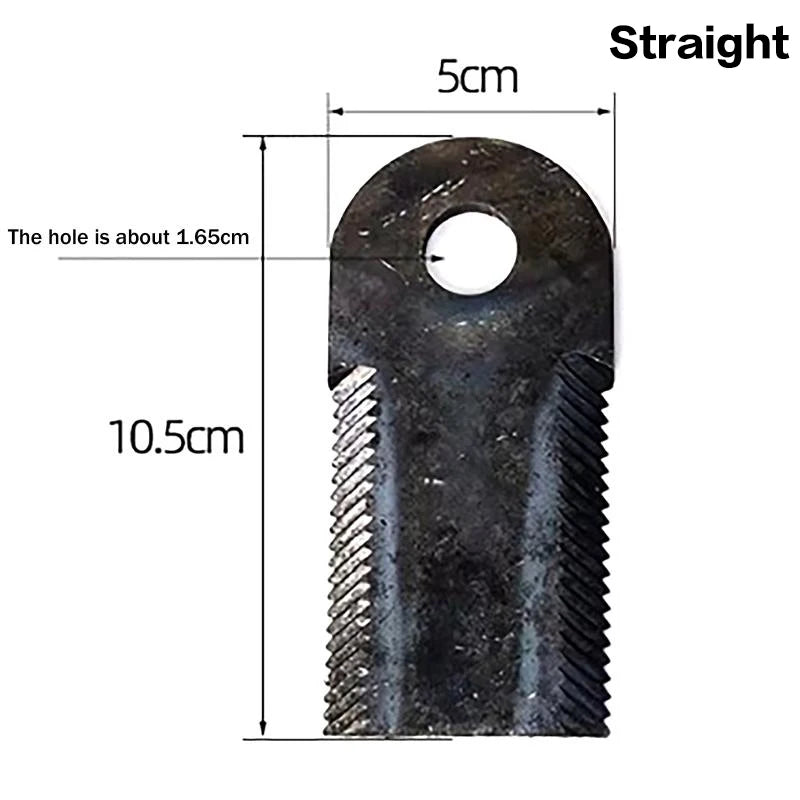 1PC Straw Returning Machine, Grass Shredder, Serrated Knife Hammer/Blade, Cart-type Lawn Mower Blade Accessories. Qme A4