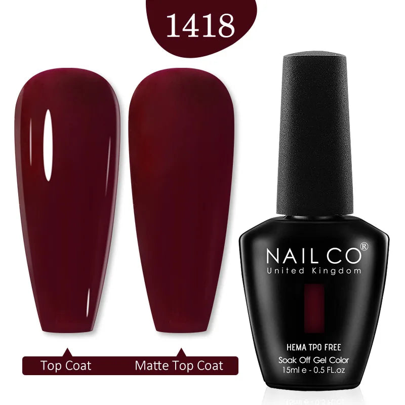 NAILCO Glitter Reflective Series Gel Nail Polish Nails Art Semi
