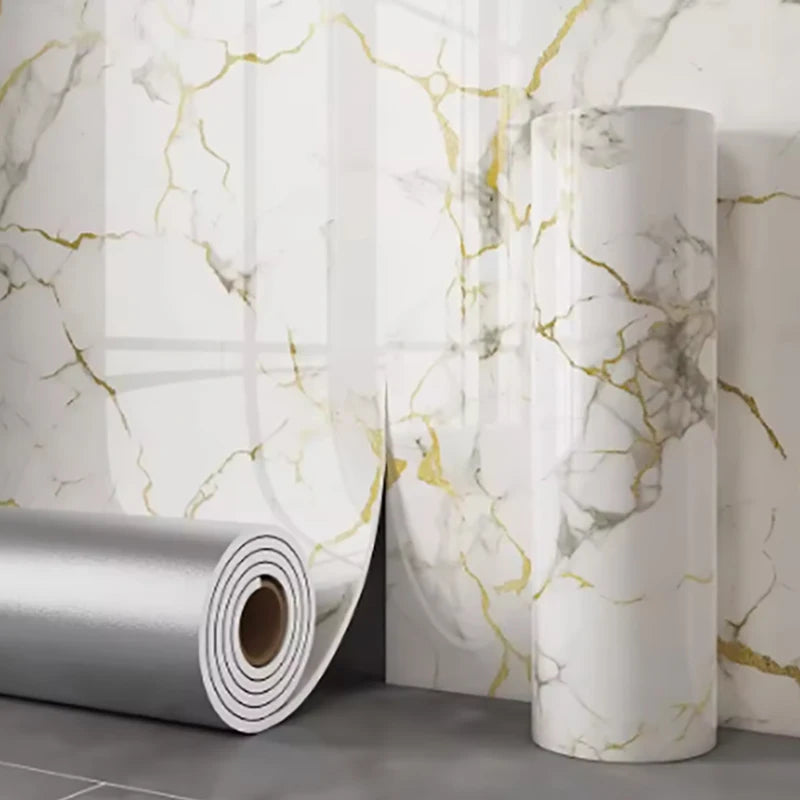 1 Roll Marble Wall Sticker Waterproof Anti Fouling Wallpaper Qme 1 40cmX10m