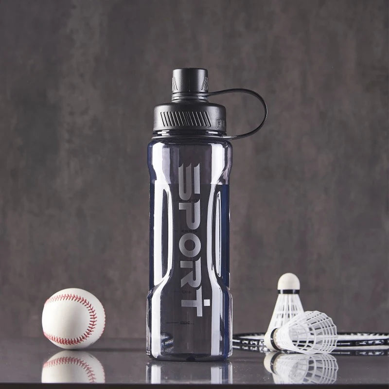 Sports Water Bottle Large Capacity Plastic Cup Leak-proof Home Outdoor Qme