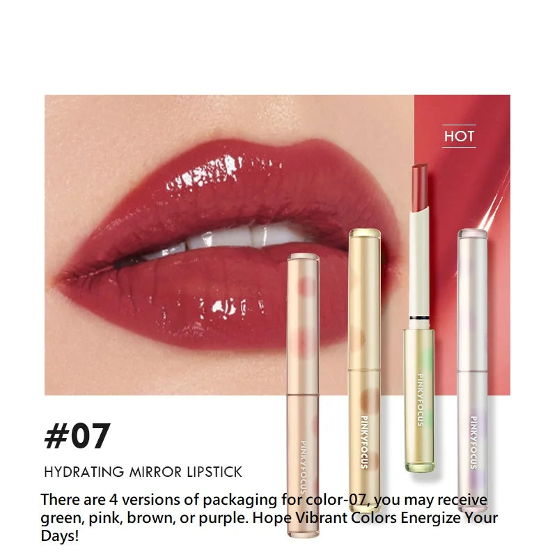 8 Colors Moisturizing Watery Lipstick Hydrating Formula Dry Season Qme 07