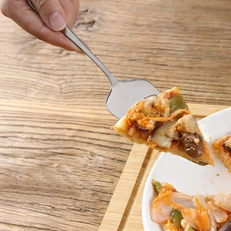 Kitchen Tools Stainless Steel Cake Shovel Knife Pie Pizza Cheese Qme