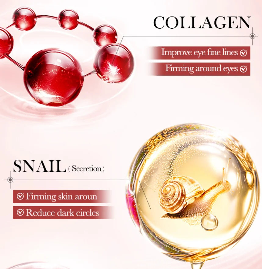 Effectively Faded Wrinkle Reduce Eye Cream Collagen Decrease Fine Lines Eye Bags Anti Dark Circle Puffiness Moisturizing Firming Qme