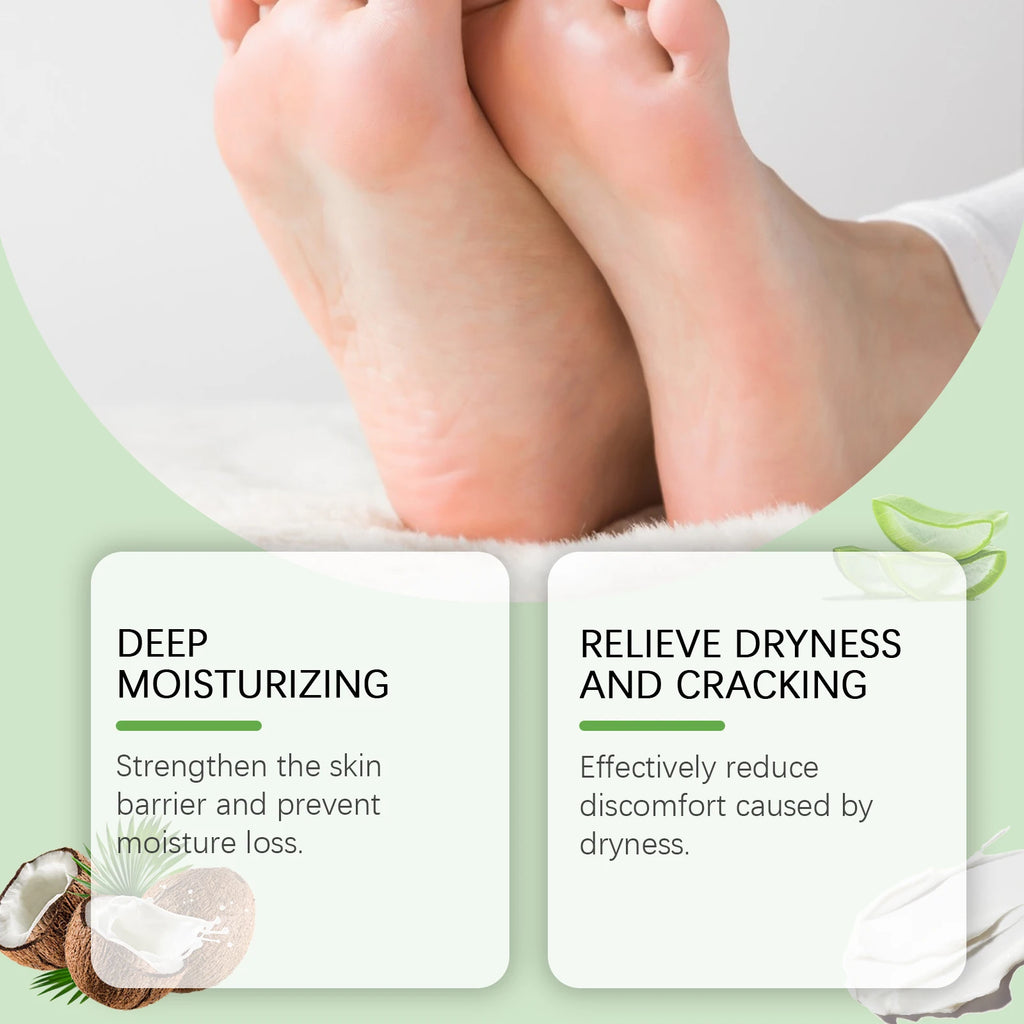 40% Urea Foot Care Cream Overnight Moisturizing Removes Dead Skin Nourishing Dry Rough Repair Cracked Heels & Calluses Moisture Qme