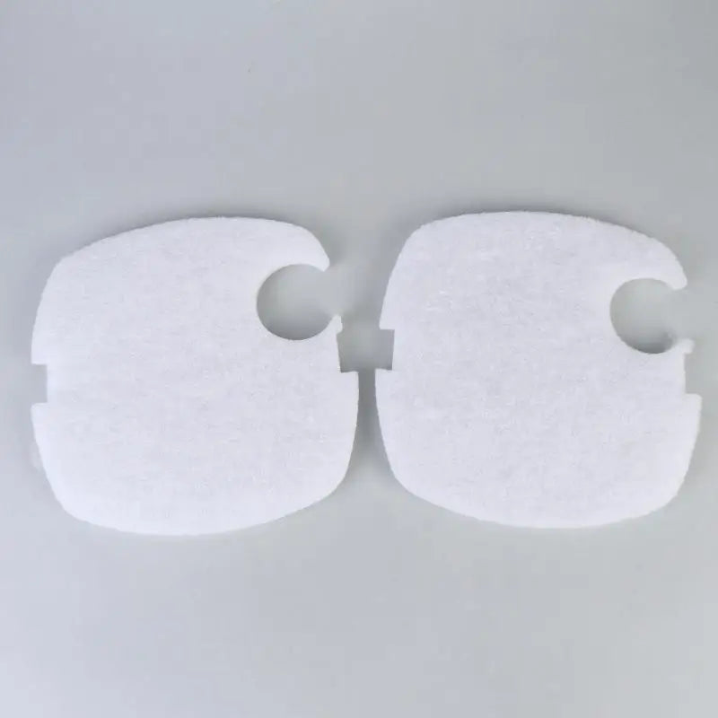 2 Blue White Aquarium Filter Pad Fit 304AB 404AB 704AB Replacement Qme 2pcs white