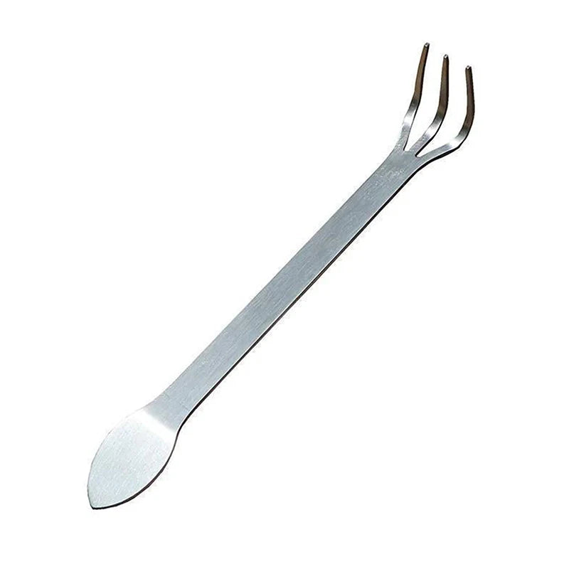 Handheld Rustproof Rake Home Gardening Tool Stainless Steel Root Qme