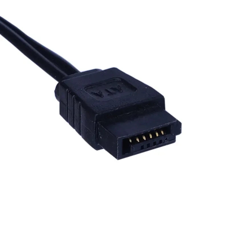 10Pcs 45CM Cable MINI 4 Pin Turn 2 SATA Power Supply for Lenovo Main Board Interface Small 4Pin To Two SATA SSD Power Supply Qme