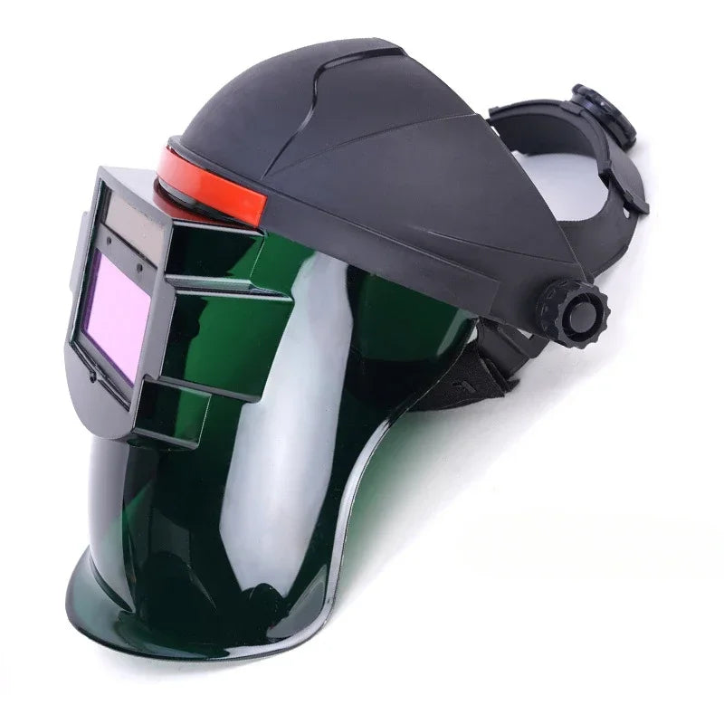 Adjustable Safety Face Welding Helmet Welder Mask Resistant for All Welding Applications Plastic Welder Glasses Qme