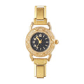 Women's Men DIY Italian Elastic Charm Stainless Luxury Zircon Round
