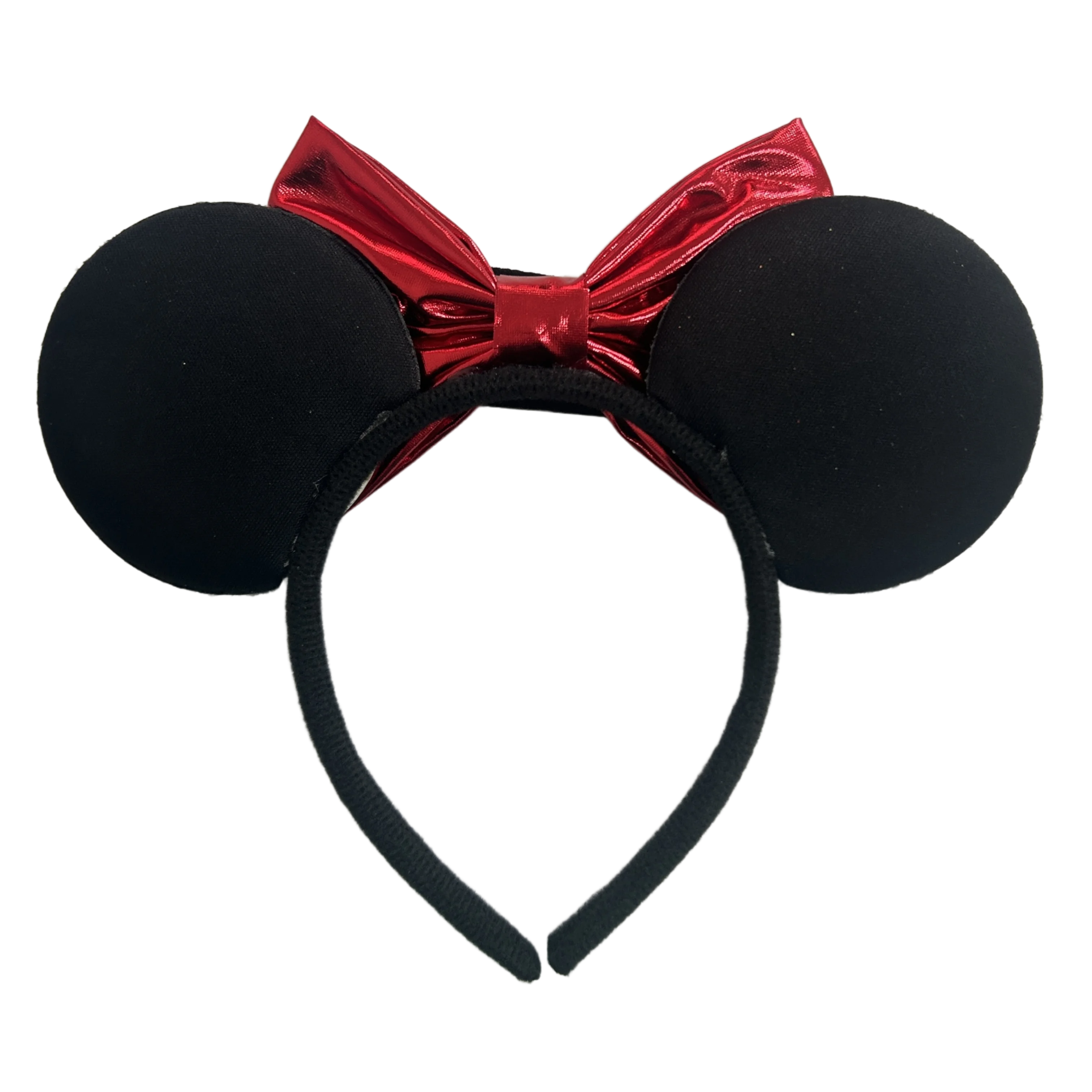 Anime Cars Hair Accessories Pixar 95 Lightning McQueen Mickey Mouse Ear Headband for Girls Kids Women Sequin Bow Hairband Qme