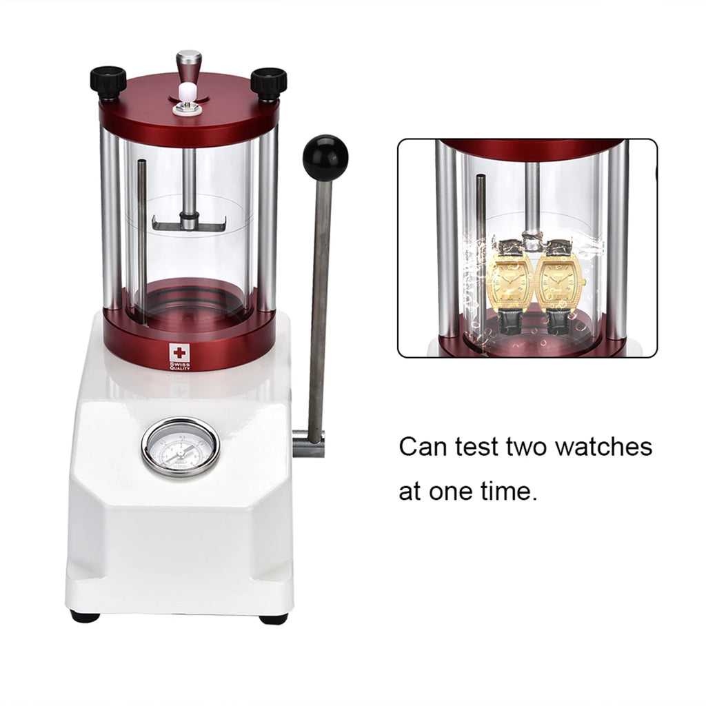 Watch Pressure Tester Watch Case Resistance Tester Watch Water Proof Tester Tool 2 Watches Case Resistance Pressure Test Machine Qme