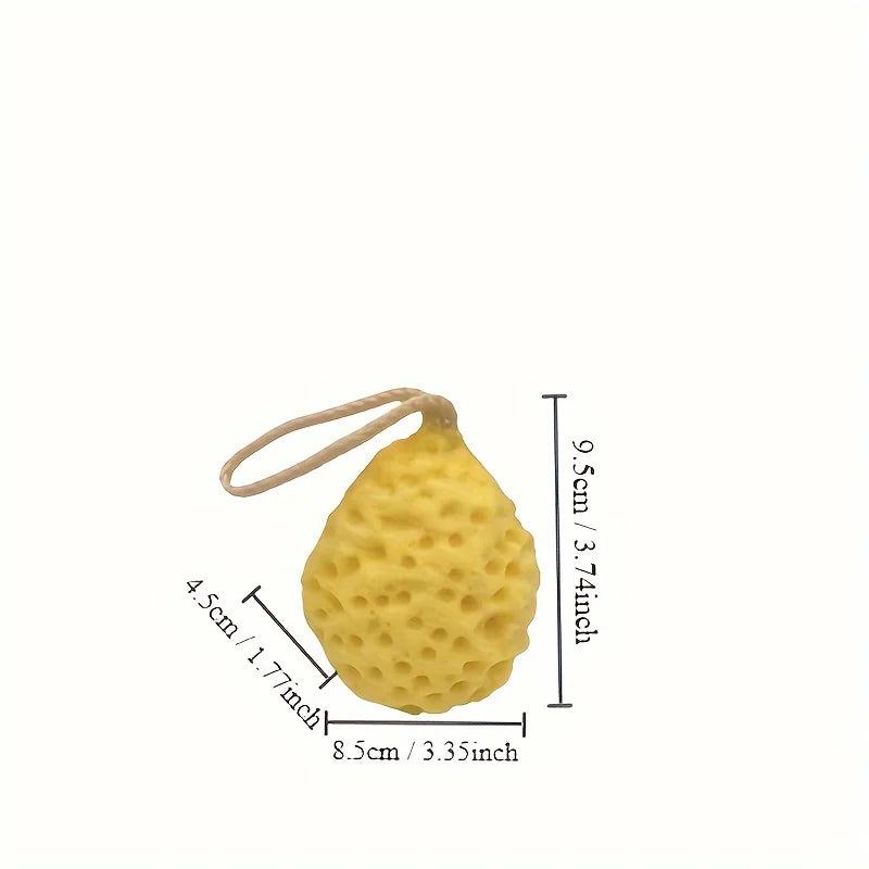 Exfoliating Bath Sponge Set, Cute Flower-Shaped Foaming Massage Balls, Gentle Skin Cleansing for Deep Clean and Relaxation Qme