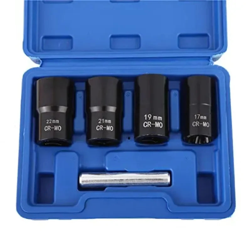 Drive Impact Bolt Nut Removal Extractor Socket Tool Twist Lug Remover Qme
