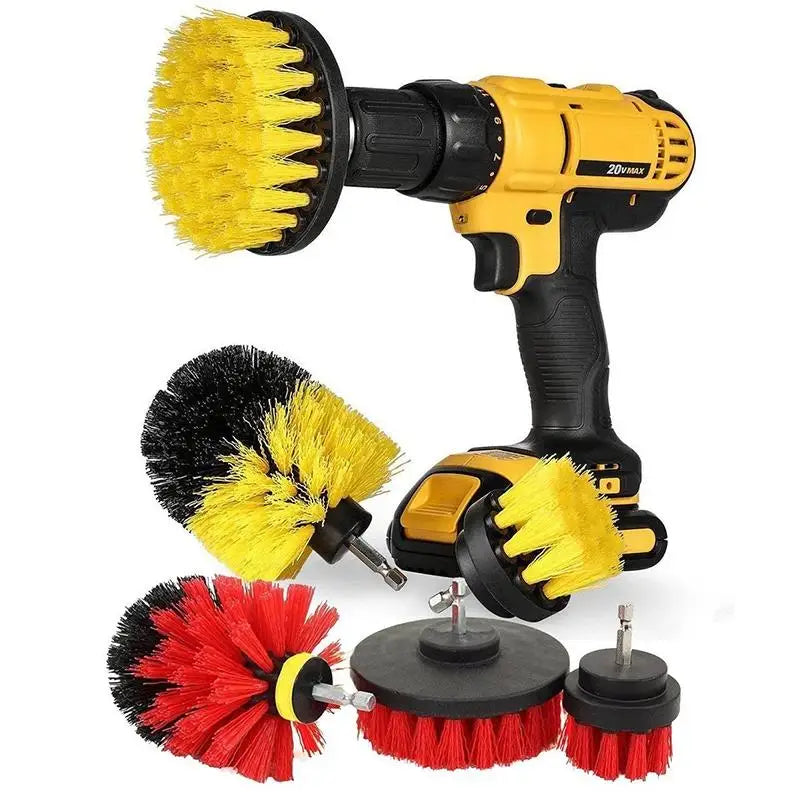 Power Scrubber Brush Bathroom Drill Cleaning Cordless Attachment Scrub Qme