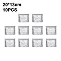 Reusable Aluminum Foil Sealable Storage Bags Vegetable Fruit Meat Qme S