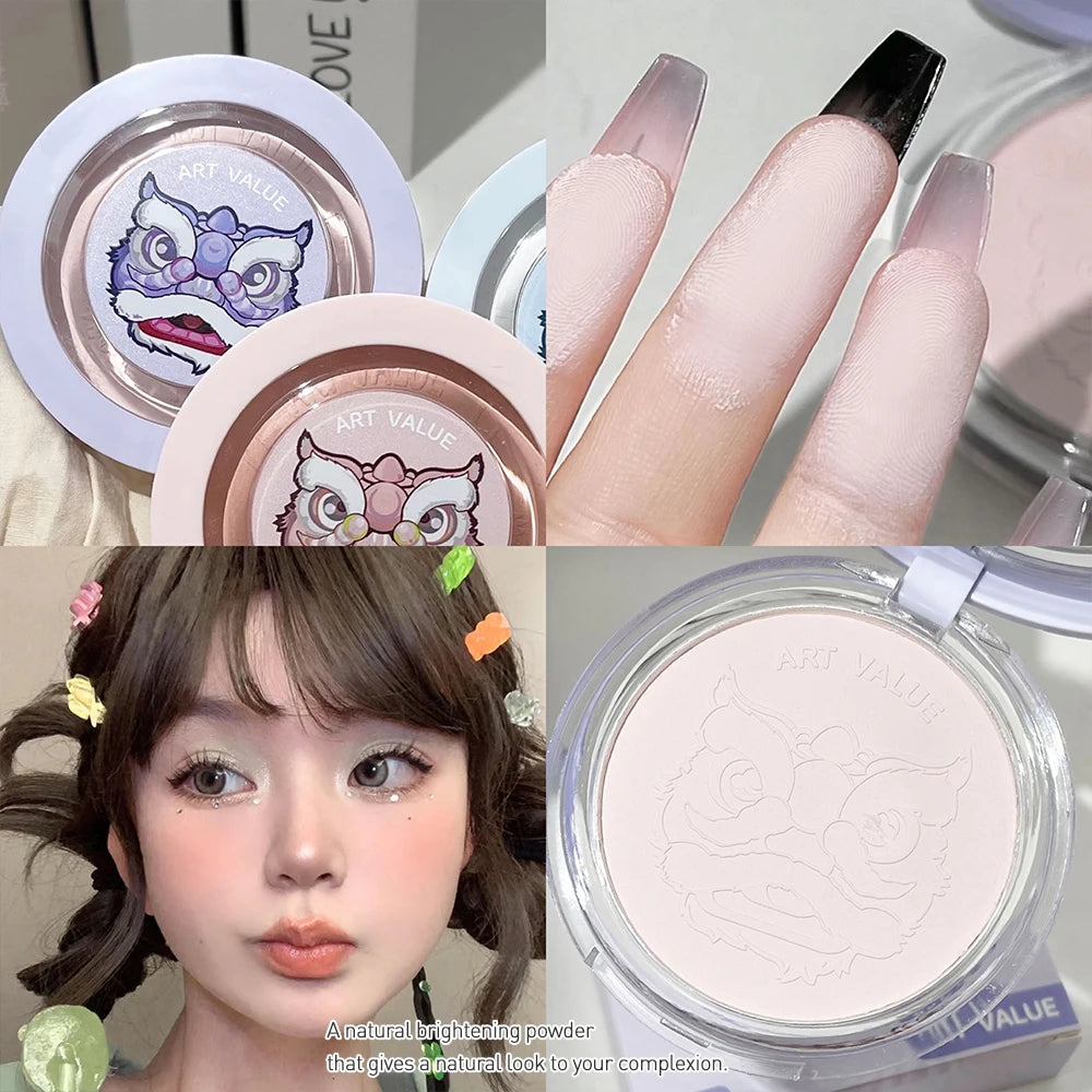 24 Hours Oil Control Makeup Powder Moisturizing Brightening Ultra-matte Press Powder Nature Waterproof Lasting Setting Powder Qme 02
