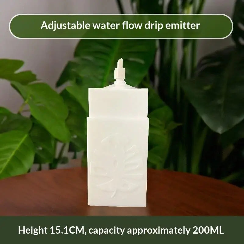 D-shaped Self-watering Plant Drip Plastic Adjustable Flow Rate Moss Qme B