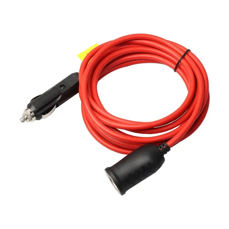 12V 24V 10A Car Cigarette Lighter Extension Cord 3.6M 1.5M Socket Styling Charger Cable Female Socket Plug Car Accessories Qme