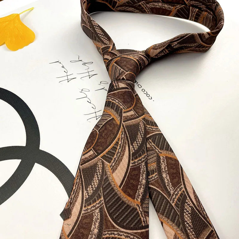 Fashion Men Tie Flower Paisley Geometric Novelty Design Silk Qme h6-3