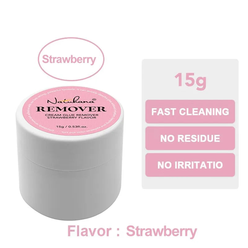 NATUHANA Fast Cleaning Lash Glue Cream Remover Non Irritating Qme Blue-black