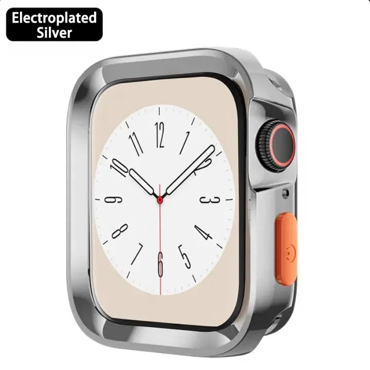 2024 New Bumper Soft Silicone Case For Apple Watch 9 8 7 6 SE 5 Sport Anti-drop Matte Cover For iwatch 49mm 41mm 40mm 44mm 45 mm Qme
