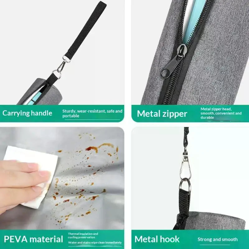 Portable Leakproof Design Golf Cooler Bag Shoulder Strap Reusable Beer Sleeve Durable Beverage Sleeve Beer Drinking Qme