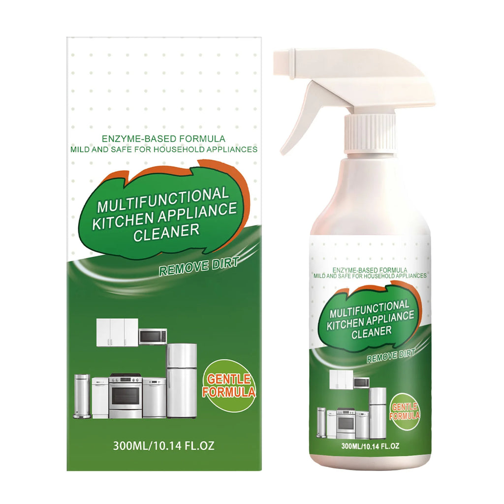 300ml Enzyme Foam Cleaner Heavy Duty Enzyme Oil Stain Remover Enzyme-Powered Grease Remover for Stovetops Range Hoods and Ovens Qme 300ml
